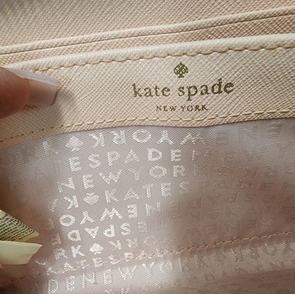 Kate Spade Newbury Lane Neda Zip Around Wallet. Peach - Picture 9 of 13